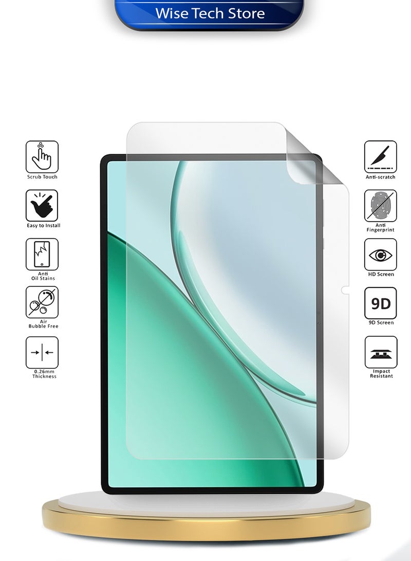 دبليو تيك هونر باد X8b 4G 2026 (11.0 بوصة) فيلم حماية الشاشة الهيدروجيل النقي الفائق من Wtech مات رقيق ومرن (TSHFMN) - شفاف - Image 2